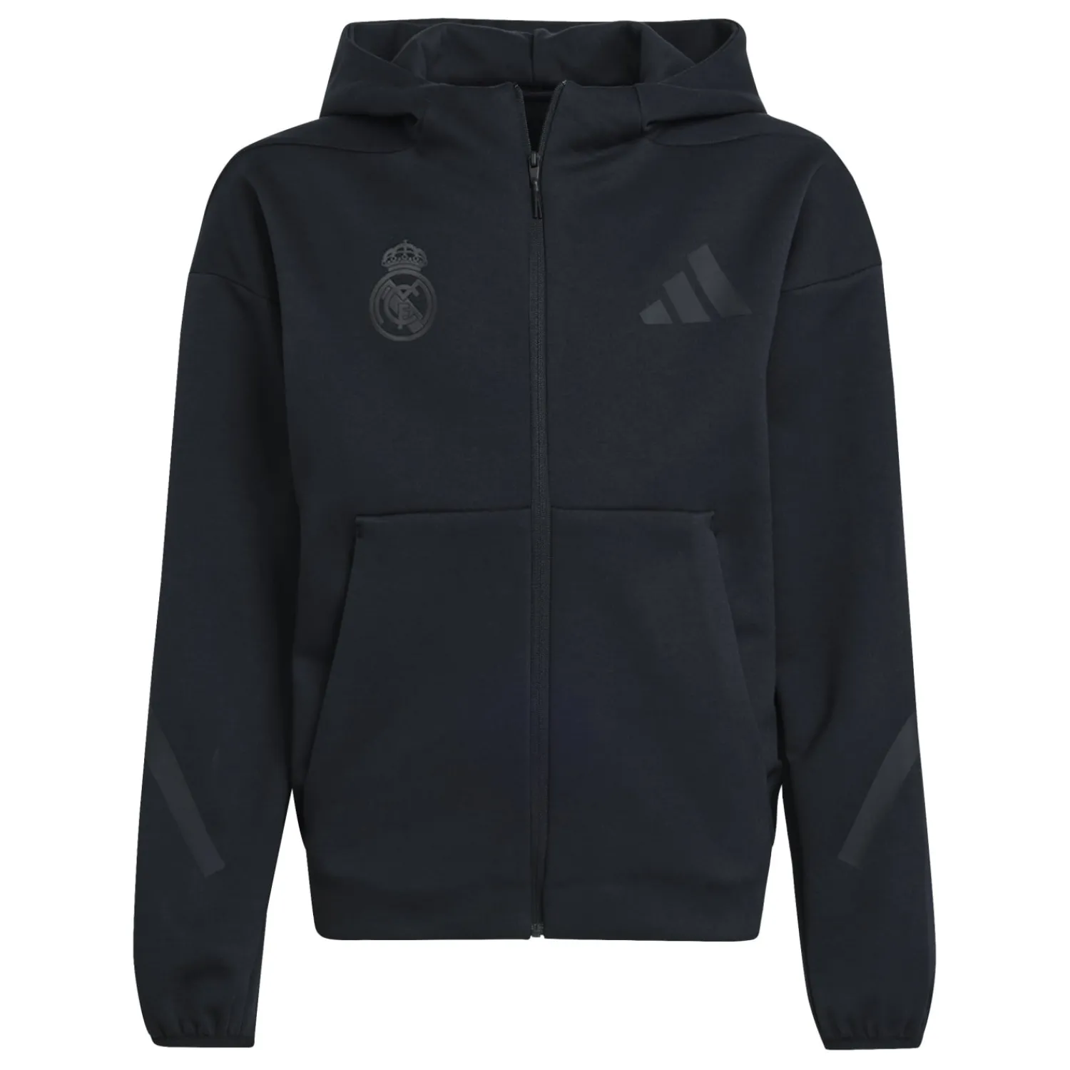 Kinder Adidas España, S.A.U Sweatshirts|Jacken|Kinder adidas Badge Up Kapuzenjacke Schwarz/Schwarz