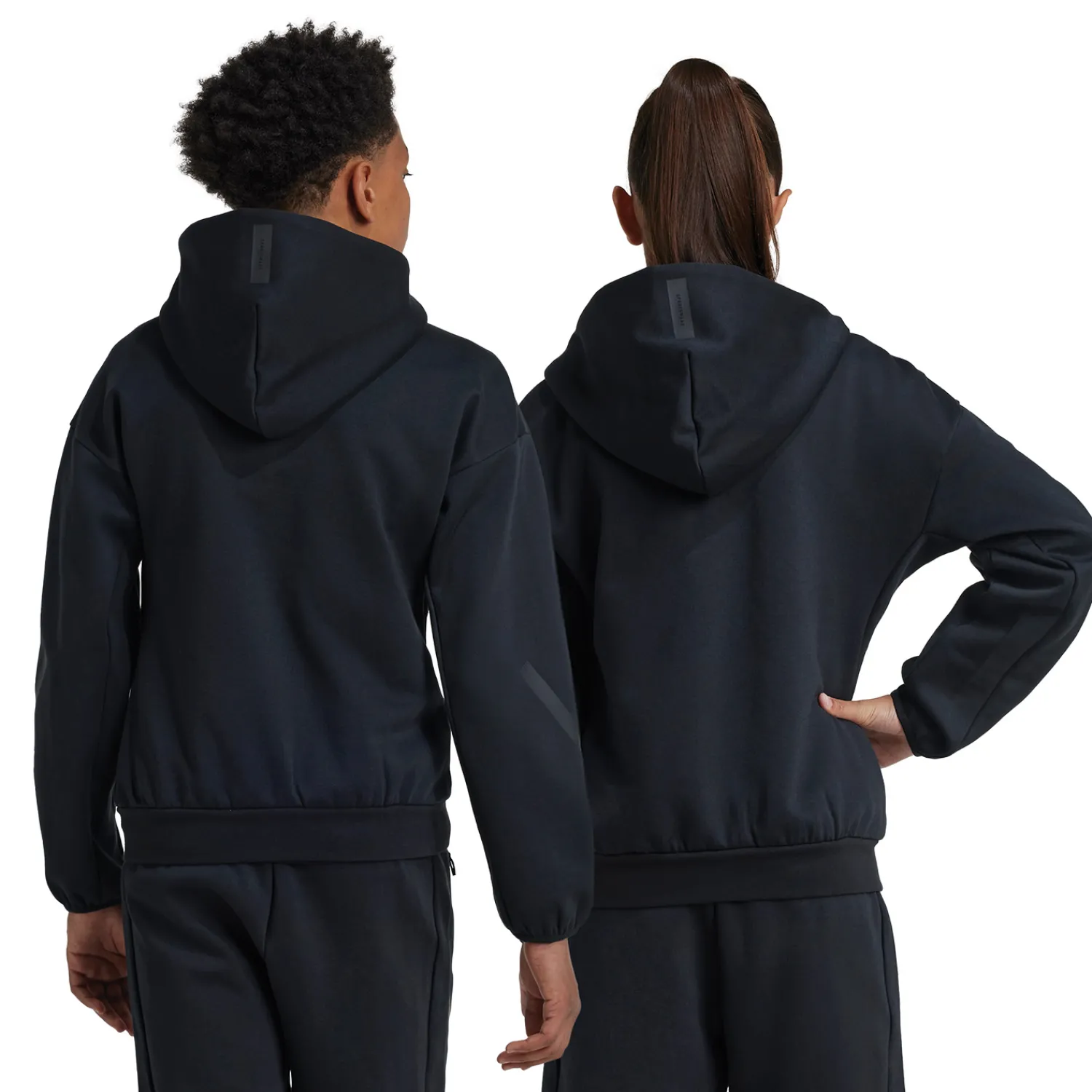 Kinder Adidas España, S.A.U Sweatshirts|Jacken|Kinder adidas Badge Up Kapuzenjacke Schwarz/Schwarz