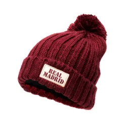 Project Rogers & JLK, S.L. Beanies|Kinder Bommelmütze Burgunderrot