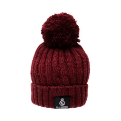 Project Rogers & JLK, S.L. Beanies|Kinder Bommelmütze Burgunderrot