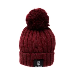 Project Rogers & JLK, S.L. Beanies|Kinder Bommelmütze Burgunderrot