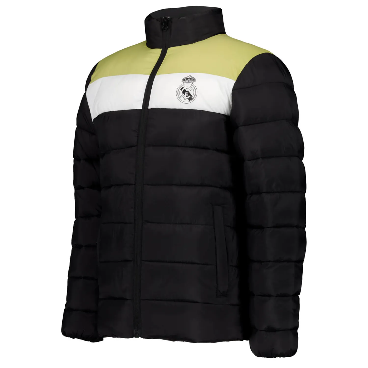 Kinder MBA Solutions Jacken|Kinder Outerwear Wattierte Jacke Color Block Real Madrid Schwarz