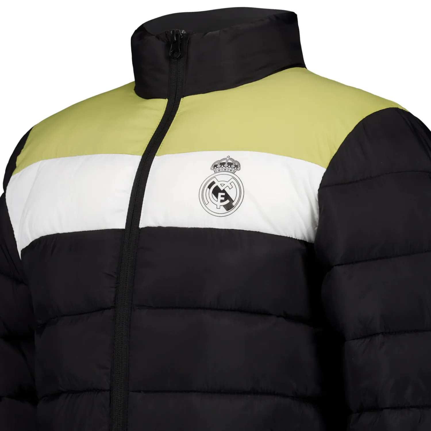 Kinder MBA Solutions Jacken|Kinder Outerwear Wattierte Jacke Color Block Real Madrid Schwarz