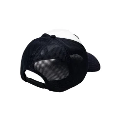 Damen Project Rogers & JLK, S.L. Caps|Hüte|Kinder Quadrat Wappen Trucker Cap Weiß/Marineblau