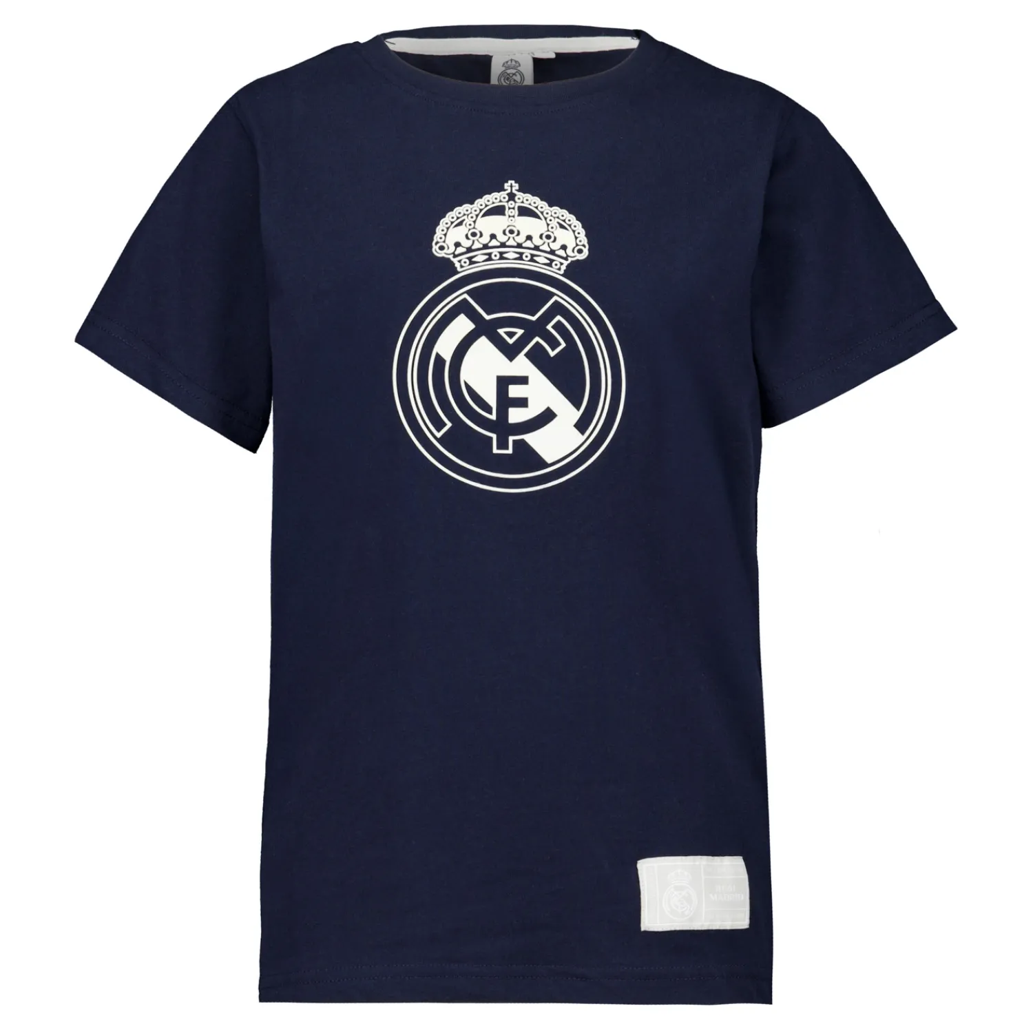Kinder Sport Design Sweden AB T-Shirts|Kinder T-Shirt Color Crest Marineblau Real Madrid