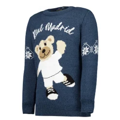 Kinder Foundry Sweatshirts|Kinder Weihnachtspulli Teddybär