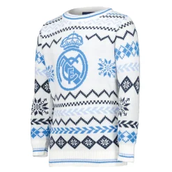 Kinder Foundry Sweatshirts|Kinder Weihnachtspulli Wappen Ice White