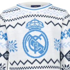 Kinder Foundry Sweatshirts|Kinder Weihnachtspulli Wappen Ice White