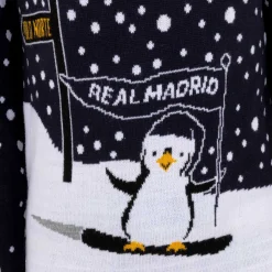 Kinder Foundry Sweatshirts|Kinder Weihnachtspullover Ski-Pinguin