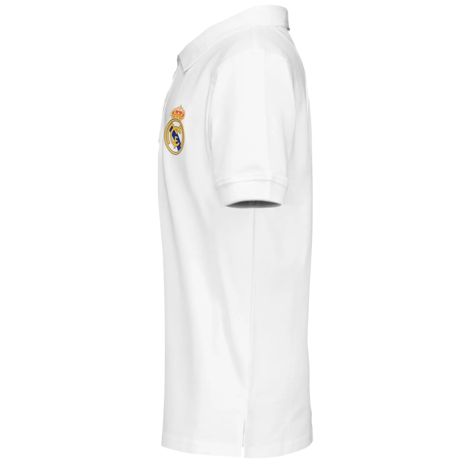 Herren OSDM Zurück Zur Schule|Polos|Kinder-Poloshirt ECO Essentials Real Madrid Weißes Wappen