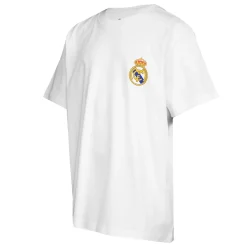 Kinder OSDM T-Shirts|Kinder-T-Shirt ECO Essentials Real Madrid Weißes Wappen