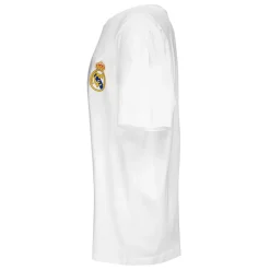 Kinder OSDM T-Shirts|Kinder-T-Shirt ECO Essentials Real Madrid Weißes Wappen