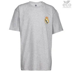 Kinder OSDM T-Shirts|Kinder-T-Shirt ECO Essentials Real Madrid Schild Farbe Grau
