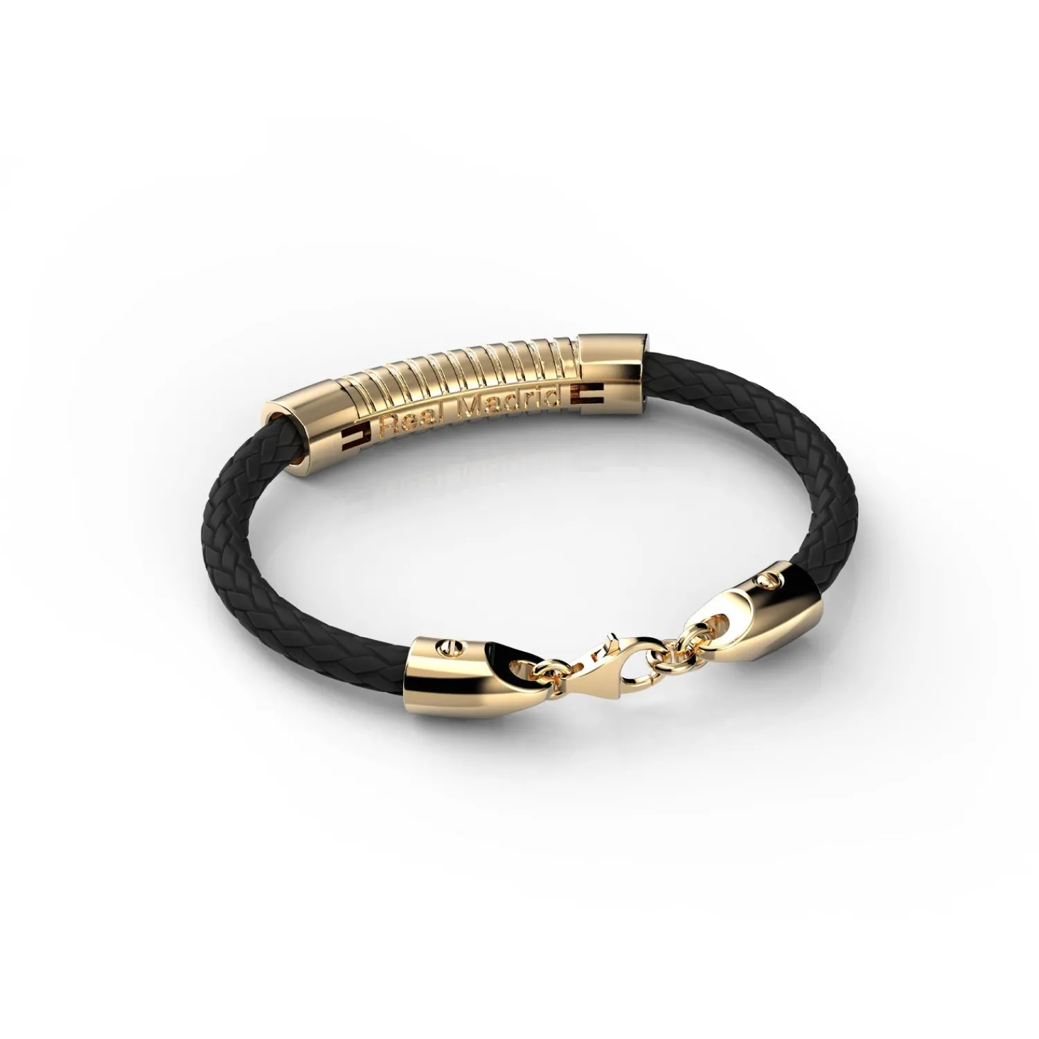 Sikno Jewellery, S.L. Schmuck|Lederarmband Gold 20cm Real Madrid