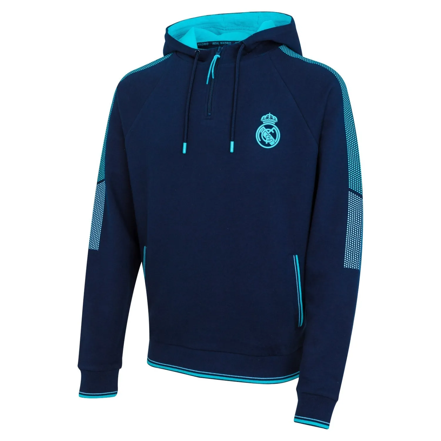 Herren Foundry Sweatshirts|Madrid Sky Herren Sweatshirt Blau Zip