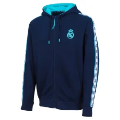Herren Foundry Sweatshirts|Madrid Sky Herren Sweatshirt Reißverschluss Band Ärmel