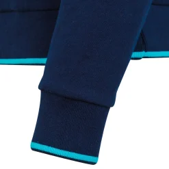 Herren Foundry Sweatshirts|Madrid Sky Herren Sweatshirt mit teilweisem Reißverschluss Blau