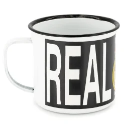 JLK Merchandising, S.L. Zum Trinken|Metalltasse Wappen 350ml Weiß