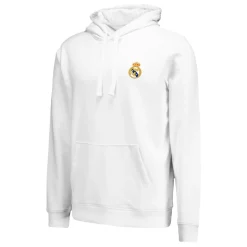 Herren OSDM Sweatshirts|Männer Weißes Sweatshirt mit Kapuze ECO Essentials Real Madrid Mantel Farbe
