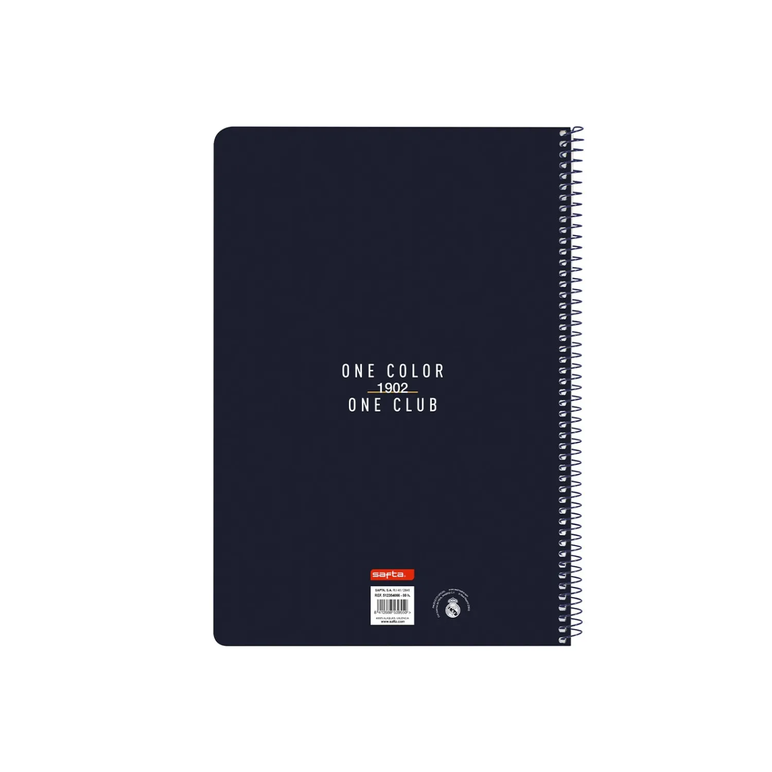 SAFTA S.A. Schreibwaren|Zurück Zur Schule|Notizbuch Folio Weiß/Gold