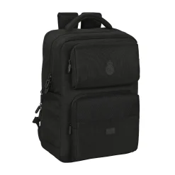 SAFTA S.A. Taschen & Reisegepäck|Zurück Zur Schule|Premium Laptop-Rucksack mit zwei Fächern Schwarz