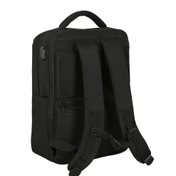 SAFTA S.A. Taschen & Reisegepäck|Zurück Zur Schule|Premium Laptop-Rucksack mit zwei Fächern Schwarz