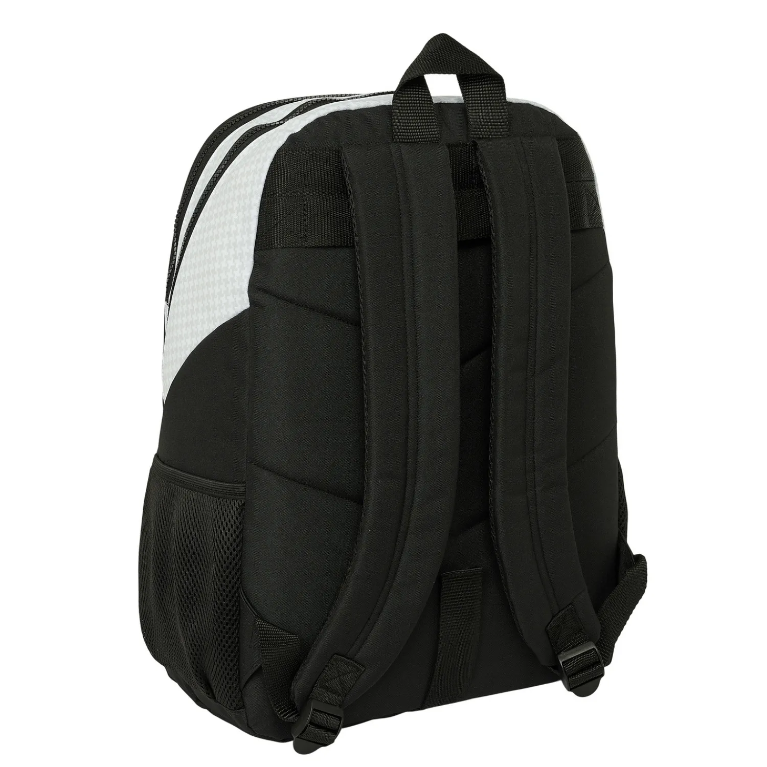 SAFTA S.A. Taschen & Reisegepäck|Zurück Zur Schule|Real Madrid Anpassbarer Rucksack Weiß/Schwarz