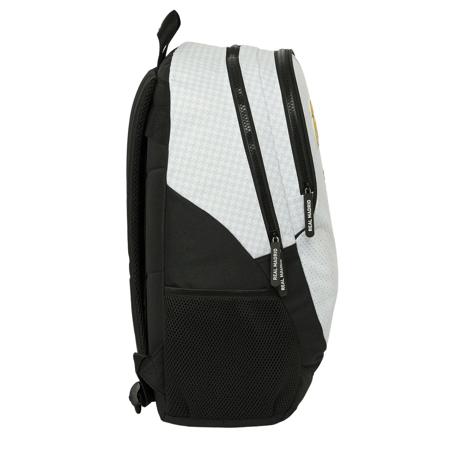 SAFTA S.A. Taschen & Reisegepäck|Zurück Zur Schule|Real Madrid Anpassbarer Rucksack Weiß/Schwarz