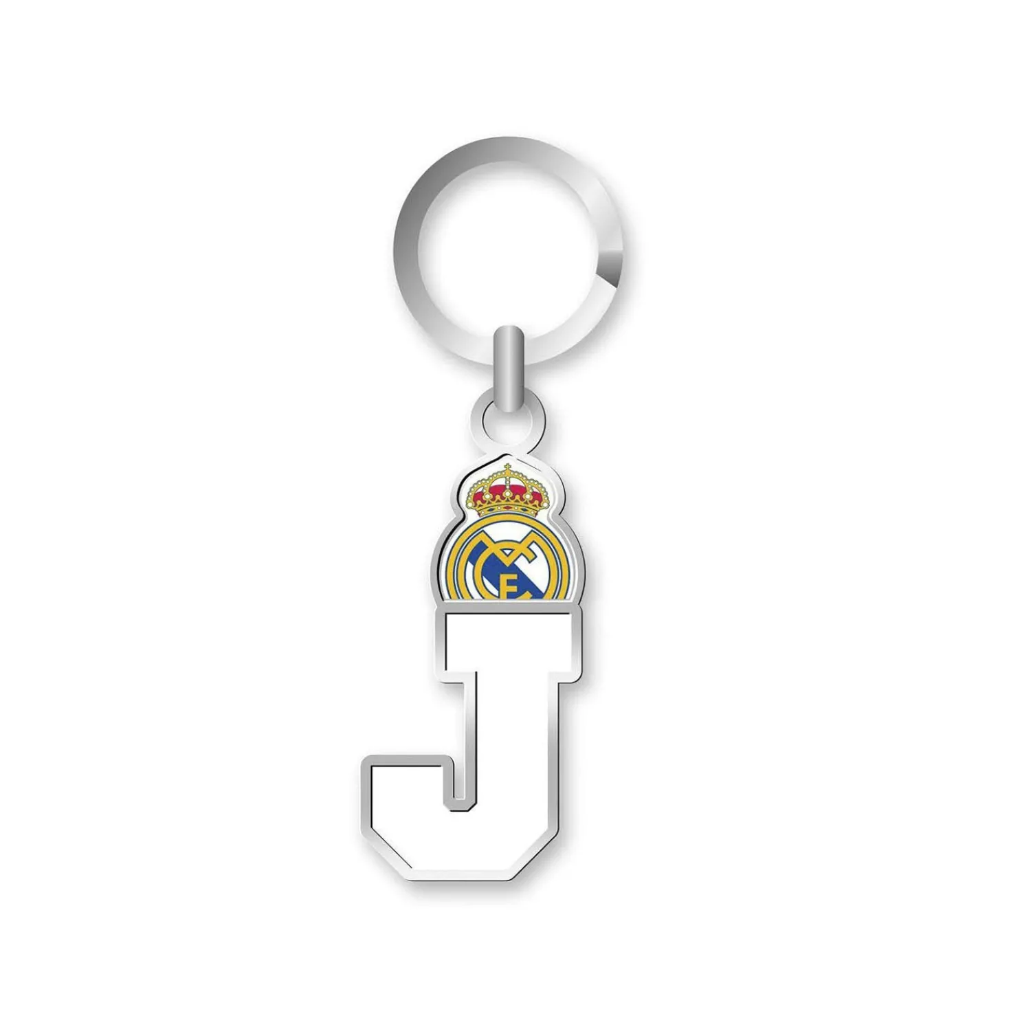 Project & Rogers Schlüsselanhänger|Real Madrid Buchstaben Schlüsselanhänger- J