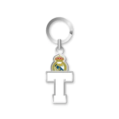 Project & Rogers Schlüsselanhänger|Real Madrid Buchstaben Schlüsselanhänger- T