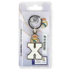 Project & Rogers Schlüsselanhänger|Real Madrid Buchstaben Schlüsselanhänger - X