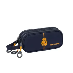 SAFTA S.A. Taschen & Reisegepäck|Real Madrid Federmäppchen mit drei Fächern Marineblau