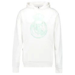 Herren Foundry Sweatshirts|Real Madrid Herren Hoodie Wappen Weiß
