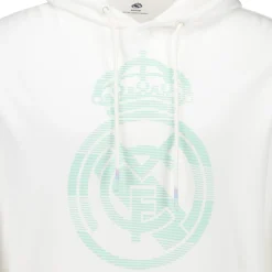 Herren Foundry Sweatshirts|Real Madrid Herren Hoodie Wappen Weiß