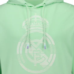 Herren Foundry Sweatshirts|Real Madrid Herren Hoodie Wappen Grün