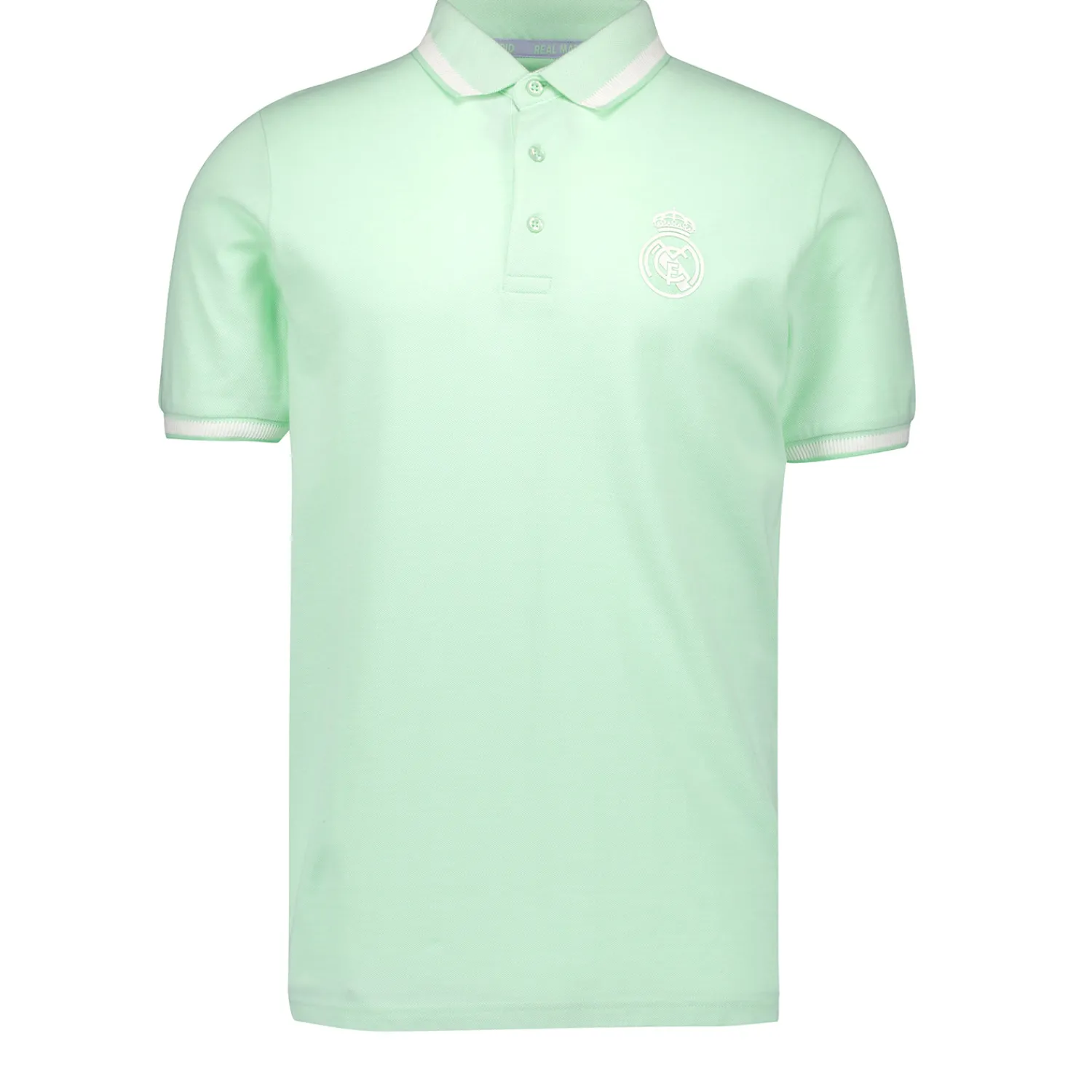 Herren Foundry Polos|Real Madrid Herren Piqué-Poloshirt in zwei Farbtönen Grün