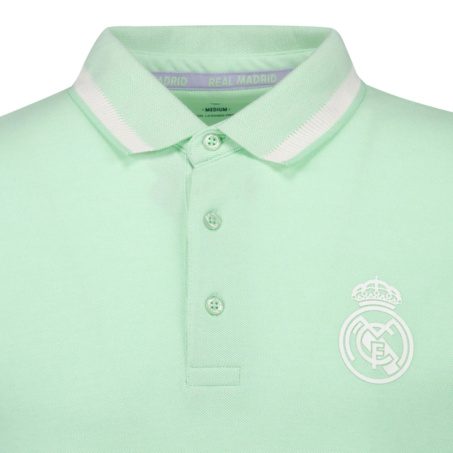 Herren Foundry Polos|Real Madrid Herren Piqué-Poloshirt in zwei Farbtönen Grün