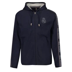 Herren Foundry Jacken|Real Madrid Herren Tape Hoodie Marineblau
