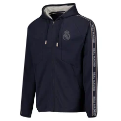 Herren Foundry Jacken|Real Madrid Herren Tape Hoodie Marineblau