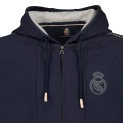 Herren Foundry Jacken|Real Madrid Herren Tape Hoodie Marineblau