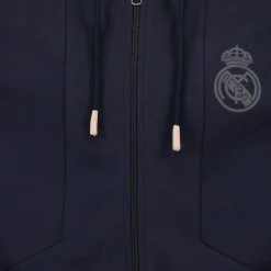 Herren Foundry Jacken|Real Madrid Herren Tape Hoodie Marineblau
