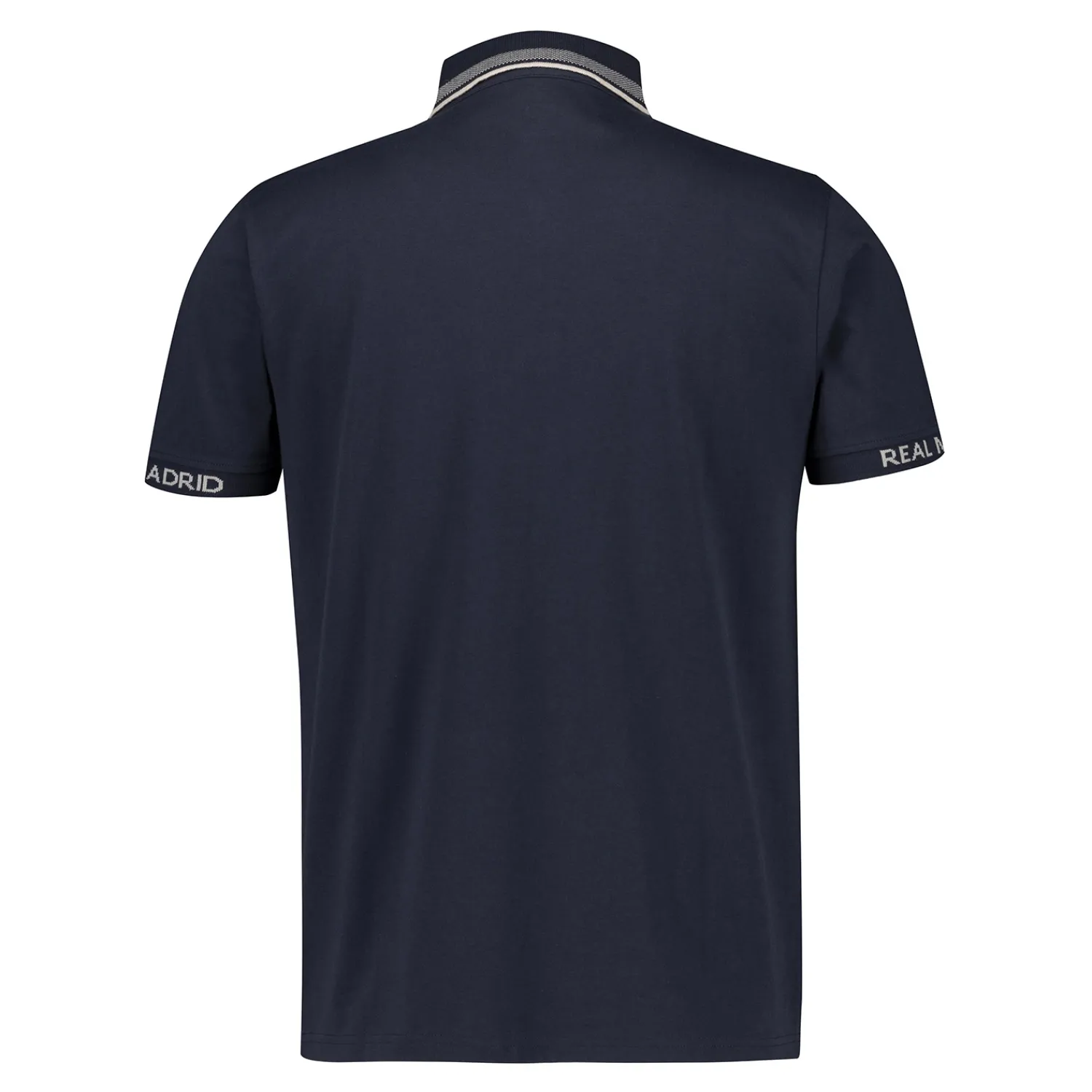 Herren Foundry Polos|Real Madrid Herren Tape Poloshirt Marineblau