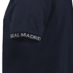 Herren Foundry Polos|Real Madrid Herren Tape Poloshirt Marineblau