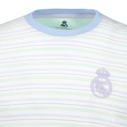 Herren Foundry T-Shirts|Real Madrid Herren T-Shirt mit Streifen in hellem Farbton