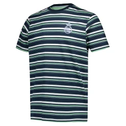 Herren Foundry T-Shirts|Real Madrid Herren T-Shirt mit Streifen in dunklem Farbton