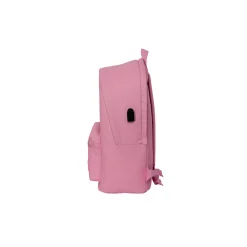 SAFTA S.A. Zurück Zur Schule|Taschen & Reisegepäck|Real Madrid Laptop-Rucksack mit zwei Fächern 15,6'' Rosa/Weiß