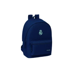 SAFTA S.A. Taschen & Reisegepäck|Zurück Zur Schule|Real Madrid Laptop-Rucksack mit zwei Fächern 15,6'' Blau/Grün