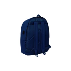 SAFTA S.A. Taschen & Reisegepäck|Zurück Zur Schule|Real Madrid Laptop-Rucksack mit zwei Fächern 15,6'' Blau/Grün