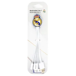 Friendly License S.L. Elektronische Geräte|Real Madrid Multicable 3 in 1 Wappen