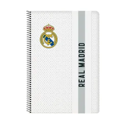 SAFTA S.A. Zurück Zur Schule|Schreibwaren|Real Madrid Notizbuch Weiß/Schwarz